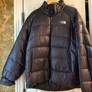 The North Face Men's Dark Gray Puffer Jacket Summit Series
